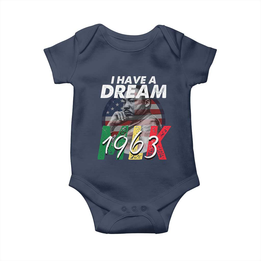 I Have A Dream Martin Luther King MLK 1963 Baby Onesie Black History Month