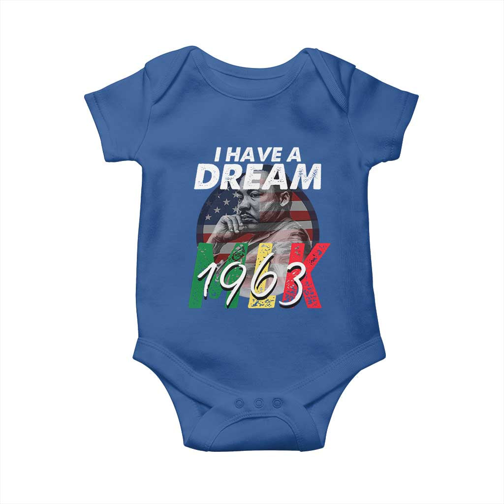 I Have A Dream Martin Luther King MLK 1963 Baby Onesie Black History Month