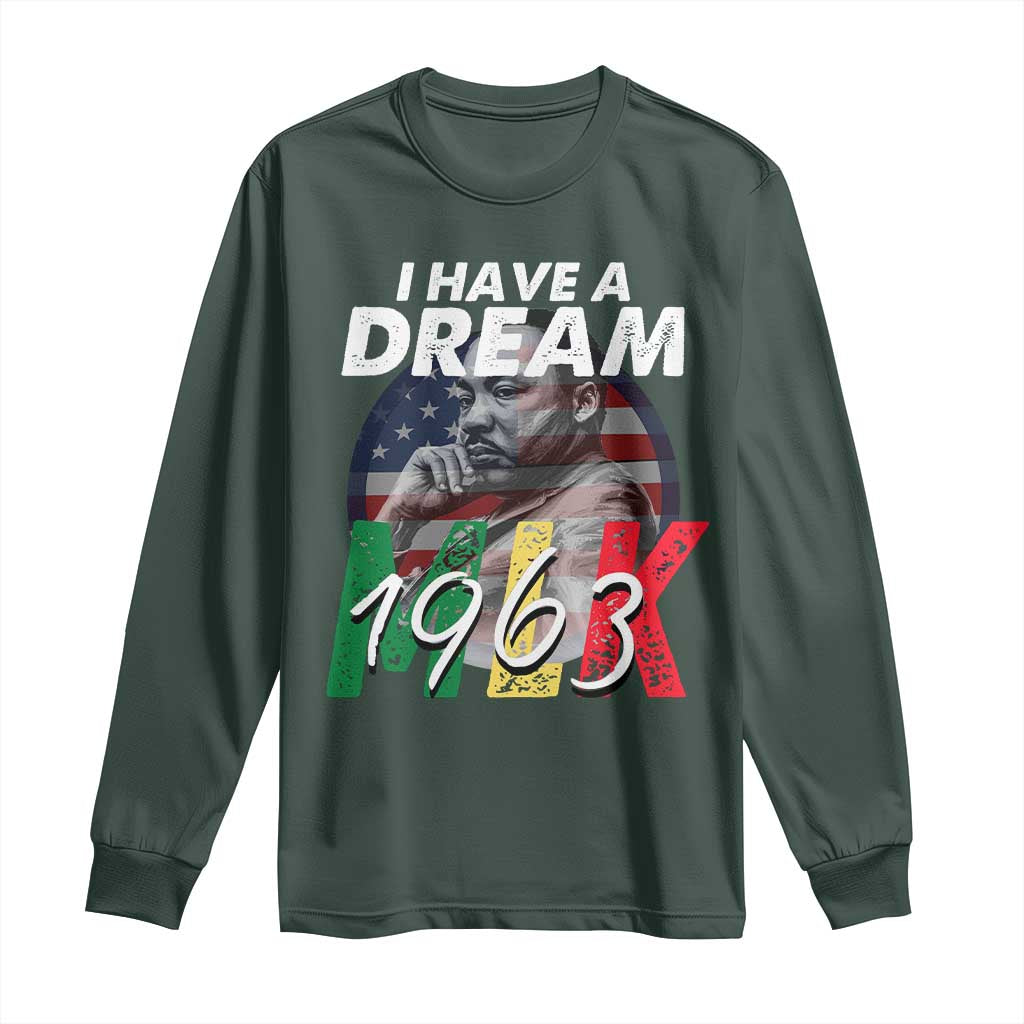 I Have A Dream Martin Luther King MLK 1963 Long Sleeve Shirt Black History Month