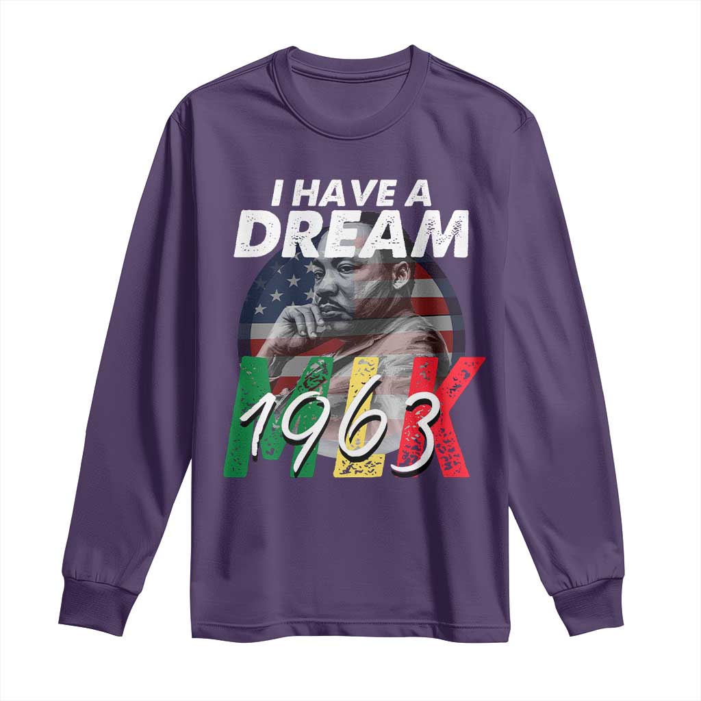 I Have A Dream Martin Luther King MLK 1963 Long Sleeve Shirt Black History Month