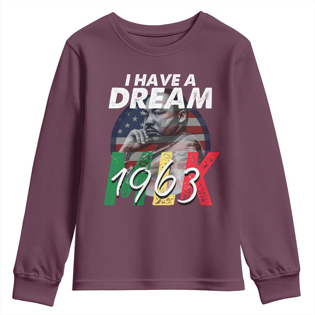 I Have A Dream Martin Luther King MLK 1963 Youth Sweatshirt Black History Month