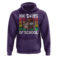 Funny Moo Deng 100 Days Of School Hoodie