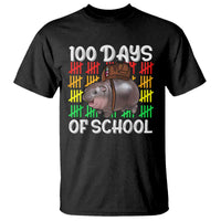 Funny Moo Deng 100 Days Of School T Shirt