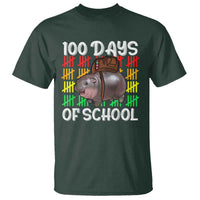 Funny Moo Deng 100 Days Of School T Shirt