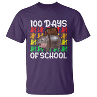 Funny Moo Deng 100 Days Of School T Shirt