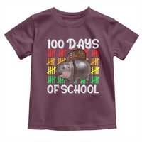 Funny Moo Deng 100 Days Of School Toddler T Shirt