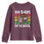 Funny Moo Deng 100 Days Of School Youth Sweatshirt