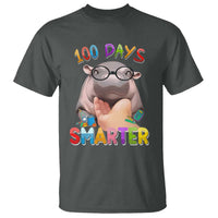 Funny Moo Deng 100 Days Smarter T Shirt Teachers Students 100th Day Of School