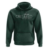 Created With A Purpose Hoodie Christian Faith Cross