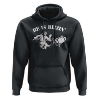 Funny Jesus American Football He Is Rizzin' Meme Hoodie