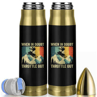 Funny Snowmobile Sled When In Doubt Throttle Out Bullet Tumbler Winter Sports - Wonder Print Shop