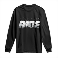 Snowmobile Ride Motor Sled Racing Winter Mountain Sports Fan Long Sleeve Shirt - Wonder Print Shop