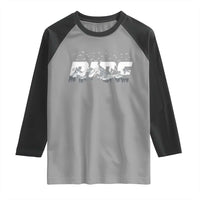 Snowmobile Ride Motor Sled Racing Winter Mountain Sports Fan Raglan Shirt - Wonder Print Shop