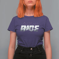 Snowmobile Ride Motor Sled Racing Winter Mountain Sports Fan T Shirt For Women - Wonder Print Shop