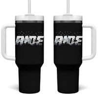Snowmobile Ride Motor Sled Racing Winter Mountain Sports Fan Tumbler With Handle - Wonder Print Shop