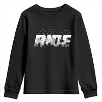 Snowmobile Ride Motor Sled Racing Winter Mountain Sports Fan Youth Sweatshirt - Wonder Print Shop