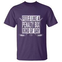 Funny Feels Like A Penalty Box Kind Of Day T Shirt Ice Hockey Lover - Wonder Print Shop