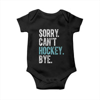 Funny Sorry Cant Hockey Bye Baby Onesie Ice Hockey Player - Wonder Print Shop