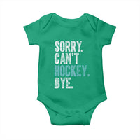 Funny Sorry Cant Hockey Bye Baby Onesie Ice Hockey Player - Wonder Print Shop