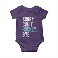 Funny Sorry Cant Hockey Bye Baby Onesie Ice Hockey Player - Wonder Print Shop