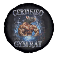 Funny Certified Gym Rat Spare Tire Cover Fitness Bodybuilding Gym Lovers Meme - Wonder Print Shop
