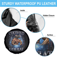 Funny Certified Gym Rat Spare Tire Cover Fitness Bodybuilding Gym Lovers Meme - Wonder Print Shop