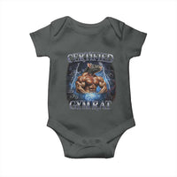 Funny Certified Gym Rat Baby Onesie Fitness Bodybuilding Gym Lovers Meme - Wonder Print Shop