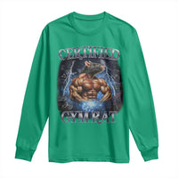 Funny Certified Gym Rat Long Sleeve Shirt Fitness Bodybuilding Gym Lovers Meme - Wonder Print Shop