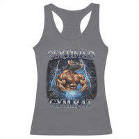 Funny Certified Gym Rat Racerback Tank Top Fitness Bodybuilding Gym Lovers Meme - Wonder Print Shop