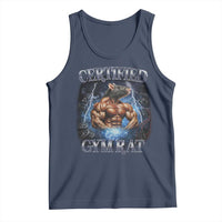 Funny Certified Gym Rat Tank Top Fitness Bodybuilding Gym Lovers Meme - Wonder Print Shop