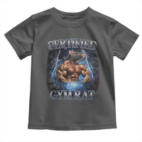 Funny Certified Gym Rat Toddler T Shirt Fitness Bodybuilding Gym Lovers Meme - Wonder Print Shop