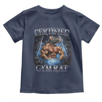 Funny Certified Gym Rat Toddler T Shirt Fitness Bodybuilding Gym Lovers Meme - Wonder Print Shop