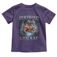 Funny Certified Gym Rat Toddler T Shirt Fitness Bodybuilding Gym Lovers Meme - Wonder Print Shop