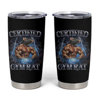 Funny Certified Gym Rat Tumbler Cup Fitness Bodybuilding Gym Lovers Meme - Wonder Print Shop