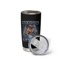 Funny Certified Gym Rat Tumbler Cup Fitness Bodybuilding Gym Lovers Meme - Wonder Print Shop