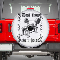 Funny Gym Meme Dost Thou Even Hoist Spare Tire Cover Medieval Knight Weight Lifting Workout - Wonder Print Shop