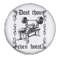 Funny Gym Meme Dost Thou Even Hoist Spare Tire Cover Medieval Knight Weight Lifting Workout - Wonder Print Shop
