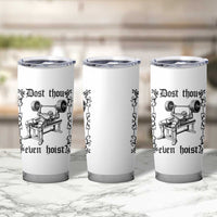 Funny Gym Meme Dost Thou Even Hoist Tumbler Cup Medieval Knight Weight Lifting Workout - Wonder Print Shop