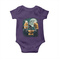Funny Three Hamster Deadlift Gym Rat Moon Training Weightlifting Meme Baby Onesie - Wonder Print Shop