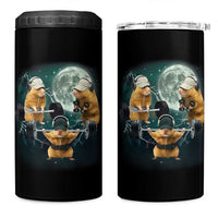Funny Three Hamster Deadlift Gym Rat Moon Training Weightlifting Meme 4 in 1 Can Cooler Tumbler - Wonder Print Shop