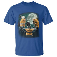 Funny Three Hamster Deadlift Gym Rat Moon Training Weightlifting Meme T Shirt - Wonder Print Shop