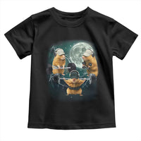 Funny Three Hamster Deadlift Gym Rat Moon Training Weightlifting Meme Toddler T Shirt - Wonder Print Shop