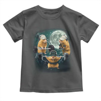 Funny Three Hamster Deadlift Gym Rat Moon Training Weightlifting Meme Toddler T Shirt - Wonder Print Shop