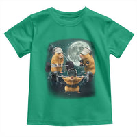 Funny Three Hamster Deadlift Gym Rat Moon Training Weightlifting Meme Toddler T Shirt - Wonder Print Shop