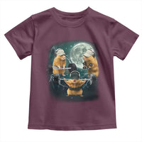 Funny Three Hamster Deadlift Gym Rat Moon Training Weightlifting Meme Toddler T Shirt - Wonder Print Shop