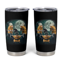 Funny Three Hamster Deadlift Gym Rat Moon Training Weightlifting Meme Tumbler Cup - Wonder Print Shop