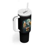 Funny Three Hamster Deadlift Gym Rat Moon Training Weightlifting Meme Tumbler With Handle - Wonder Print Shop