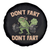 Gym Frog Spare Tire Cover Dont Fart Workout Weights Squat Humor - Wonder Print Shop