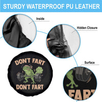 Gym Frog Spare Tire Cover Dont Fart Workout Weights Squat Humor - Wonder Print Shop