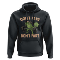 Gym Frog Hoodie Dont Fart Workout Weights Squat Humor - Wonder Print Shop